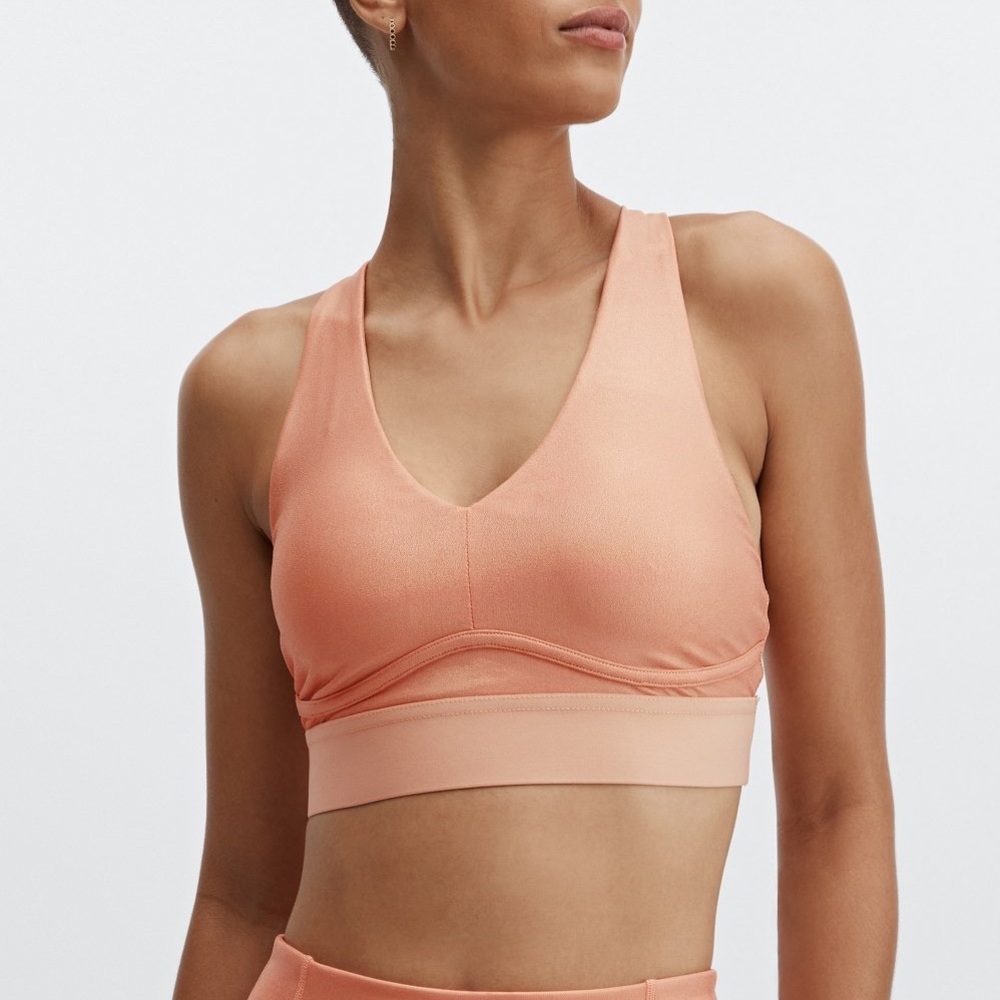 Fabletics All Day Everyday Bra II in Birchwood Pink